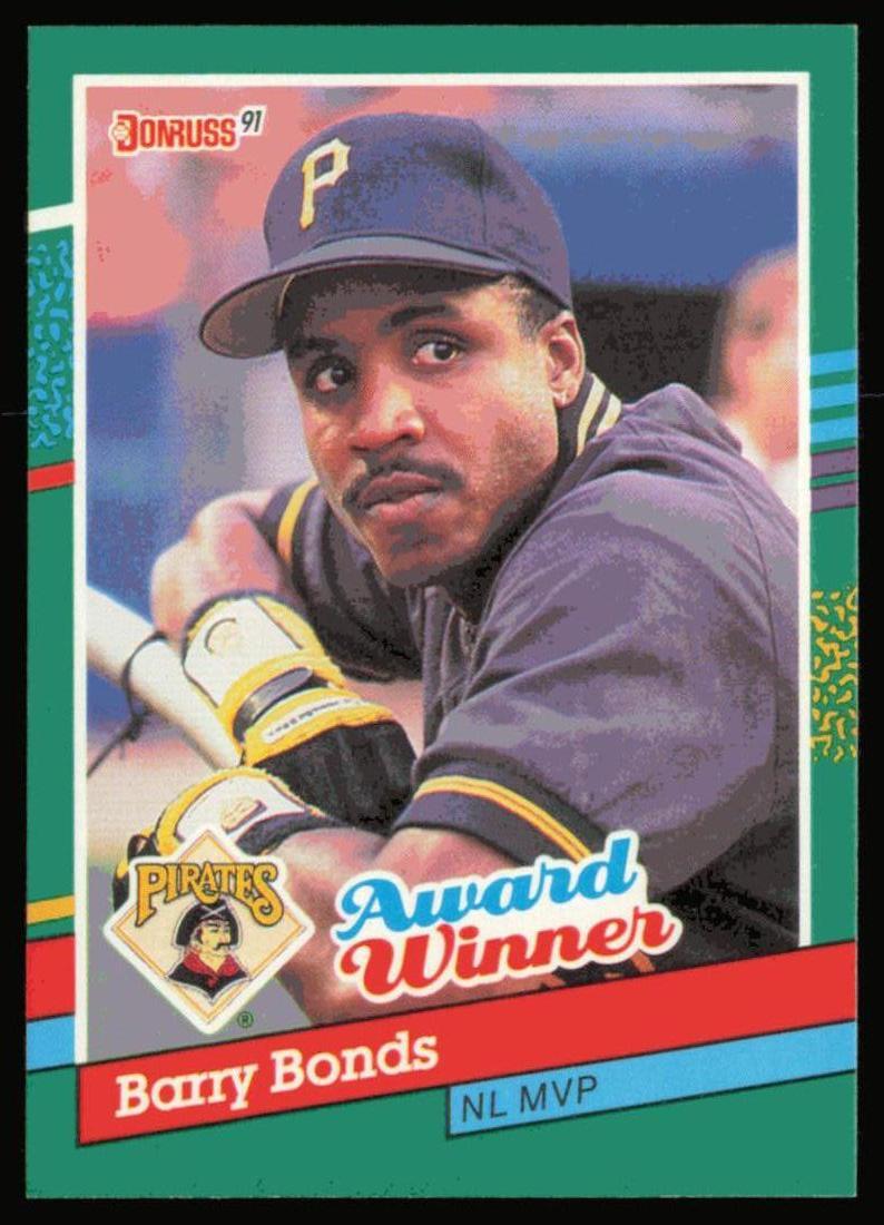 1991 Donruss #762 Barry Bonds Pittsburgh Pirates | eBay