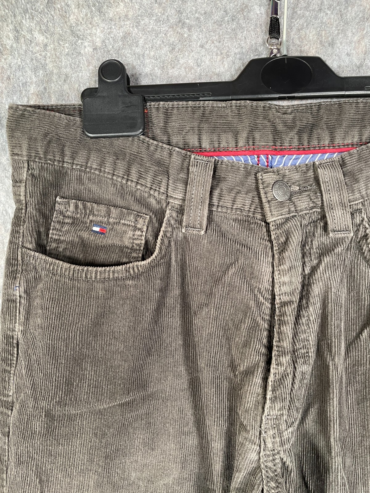 Tommy Hilfiger Trousers Mens 32x30 Brown Corduroy Pants Smart Casual Madison USA thumbnail 4