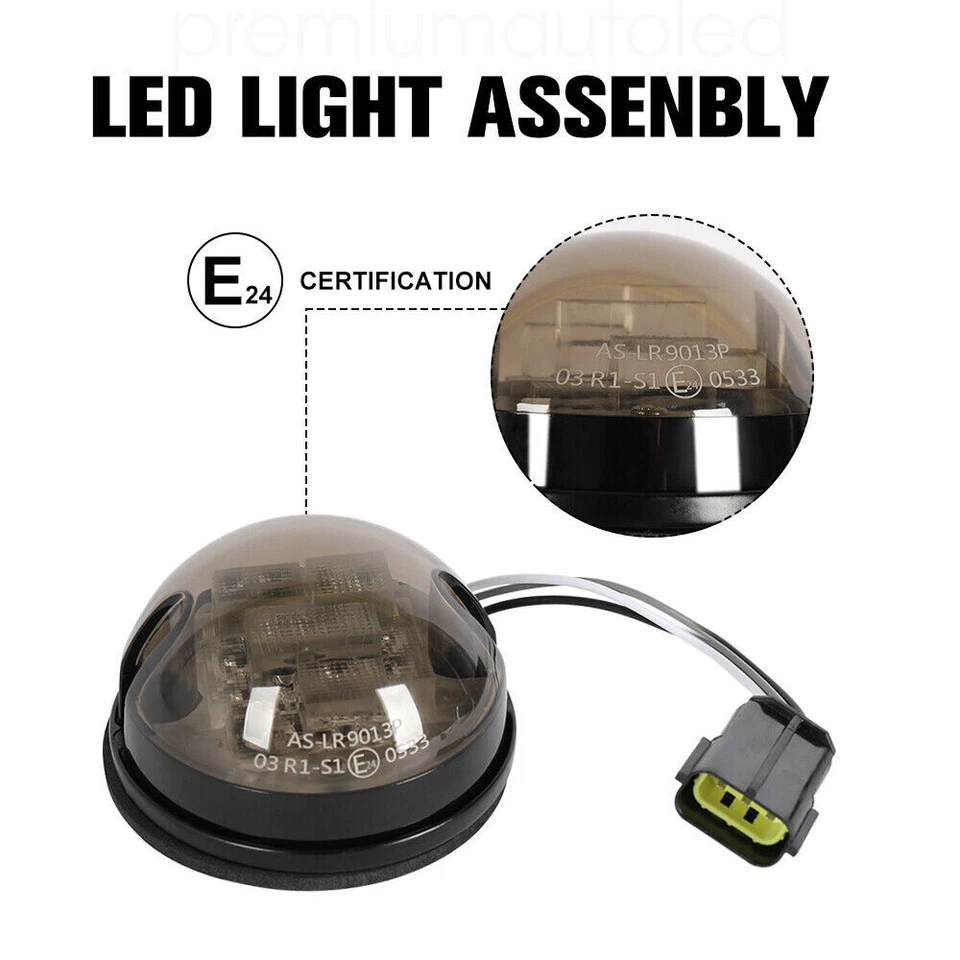 Full LED Smoked lights+headlights For Fog Reverse For Land Rover 90/130 Defender - Image 4 of 4