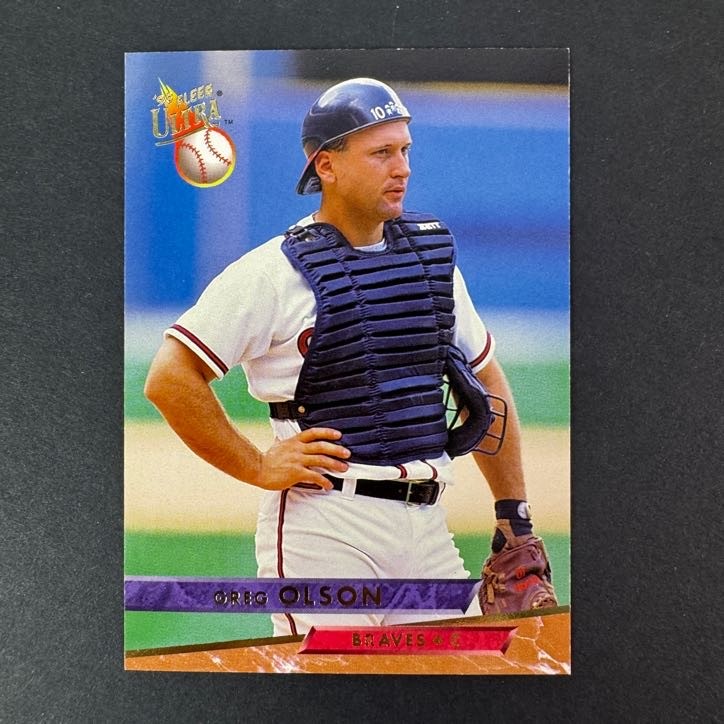 Greg Olson 1993 Fleer Ultra Atlanta Braves #10
