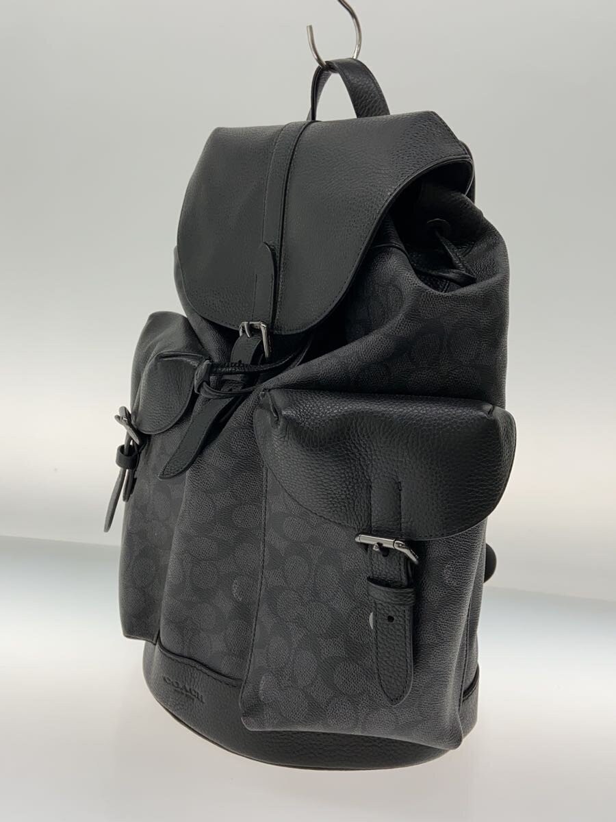 COACH Backpack Leather BLK Allover Pattern CW211 … - image 2