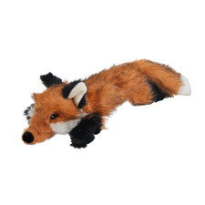 ALL FOR PAWS Dog Squeaky Fox Toy - Stuffed Animal Plush Chew Toy for Large Dogs