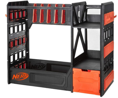 NERF - Elite Blaster Rack: Storage for up to 20 Blasters Ammo & Magazines