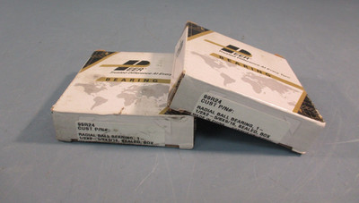 LOT OF 2 PEER BEARING 99R24 RADIAL DEEP GROOVE BALL BEARING 1/2X2-5/8X9/16