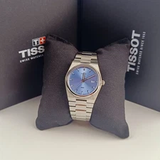 Tissot PRX 35mm Light Blue Dial Swiss Quartz Watch T1372101135100 Steel