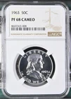 1963 Proof Franklin Half Dollar NGC PF-68 CAMEO -008
