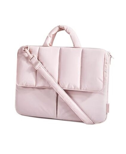 13-14 Inch Laptop Case Sleeve, Protective Lightweight Puffy 13-14 inch 01-pink