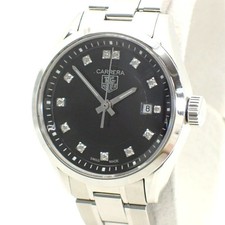 TAG HEUER Carrera Lady WV1410 13P diamond Date Quartz Ladies Watch 917237