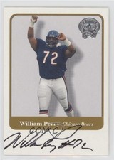 2002 Fleer Throwbacks Greats of the Game William Perry Auto 0xl5