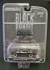 Greenlight Black Bandit Special Edition 1970 Plymouth Hemi Cuda *1 Of 2500*