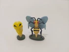 1999 Pokemon Tomy Vintage Kakuna and Beedrill Figures