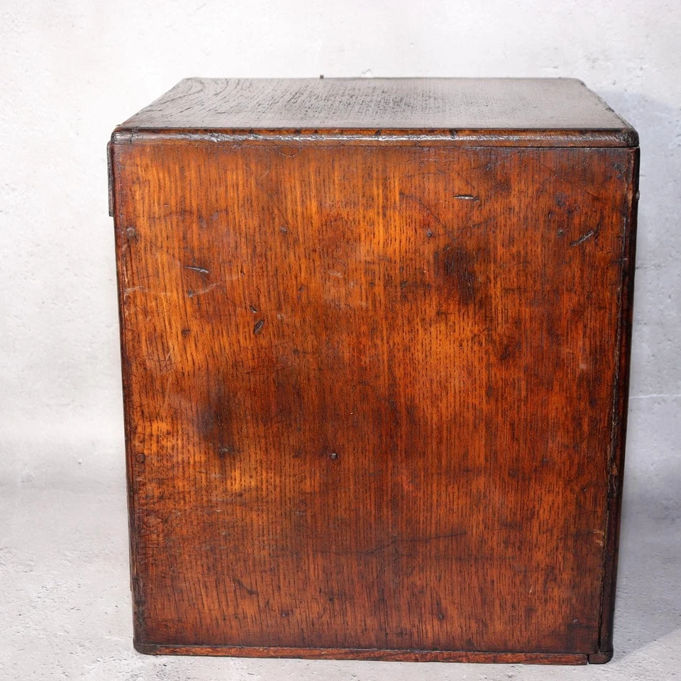 Caja de costura de madera japonesa Haribako Tansu cajonera pequeña vintage WBX321 Foto 2 de 4