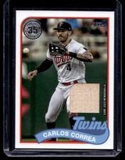 Carlos Correa [Black] #89R2-CC Prices | 2024 Topps 1989 Relic