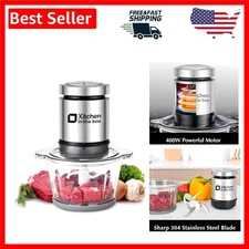 Powerful 400W Meat Grinder & Vegetable Chopper for Gourmet Meal Prep Convenience