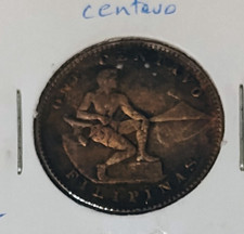 Filipinas  1 Centavo 1920  United States of America, Bronze Coin