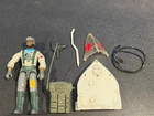 gi joe lot figure 1990 stretcher 100% complete High Grade All Tabs/stickers Mint