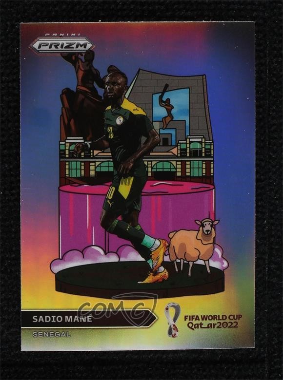 2022 Panini Prizm World Cup Qatar National Landmarks Sadio Mane #23 j3z