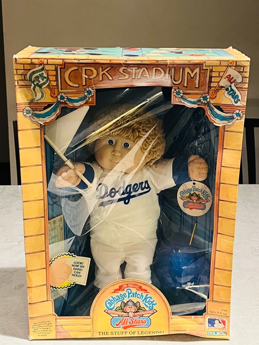 Vintage 1986 Cabbage Patch Kids All-Stars Doll LA Dodgers MLB