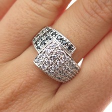 ROSS SIMONS 925 Sterling Silver Real Black Sp...