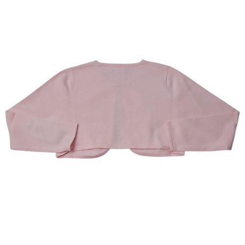 Rare Editions Girls Long Sleeve Button Neck Closure Cardigan - Picture 2 of 3
