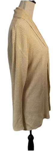 Lauren Ralph Lauren Strickjacke Pullover Gr. Small 100% Leinen Strick vorne offen lang - Bild 5 von 11