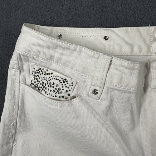 White House Black Market Jeans Womens 6 Bootcut Crystal Studded Pockets Pants - Bild 4 von 16