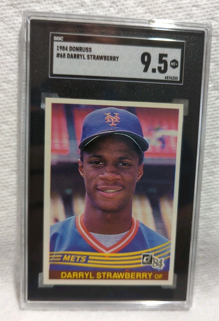 1984 Donruss #68 Darryl Strawberry Rookie Card SGC 9.5 MINT+ Mets