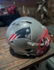 Tom Brady New England Patriots Signed Autographed Football Helmet Replica