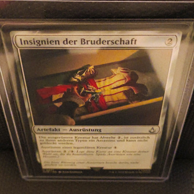 Magic: The Gathering Insignien der Bruderschaft   Artefakt   Ausrüstung, Deutsch