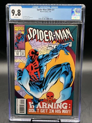 Spider-Man 2099 #21 (Marvel Comics July 1994) CGC Graded 9.8 White Pages