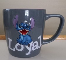 Disney Parks Lilo and Stitch 12oz Loyal Brave Coffee Mug Cup Authentic 3-D
