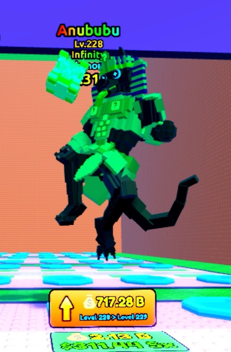 Escape Tsunami For Brainrots - Diamond Anububu Infinity 20 M+ /s