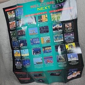 Vintage Video Game Manual Lot Game Boy Sega NES Jurassic Park Poster