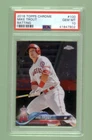 2018 Topps Chrome #100 Mike Trout Batting PSA 10 Nice!