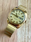 EXCELLENT, VINTAGE Mid 1970s Men’s TIMEX Q UFO CASE, RUNNING FINE