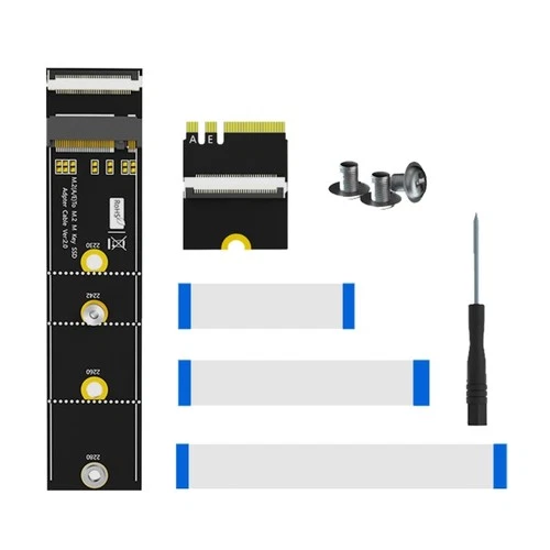 Driverless M.2 Key M To Double Key A/E Adapter 64Gbps Fast Speed Transfer