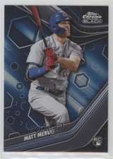 2023 Topps Chrome Black Blue Refractor 4/75 Matt Mervis #84 0ck5