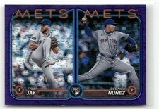2024 Topps Update #US82 Dedniel Nunez / Tyler Jay Purple Holofoil RC S