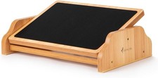 Ergonomic Rocking Foot Rest for Under Desk, Adjustable Foot Stool with Non-Slip