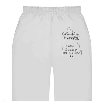 Jogginghose / Jogginghose ''Climbing Everest Take One Step At A Time'' für Erwachsene (JO048761)