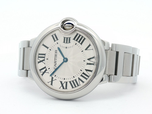 Cartier Ballon Bleu Ballon Bleu 36mm Silver Dial Stainless Ste...