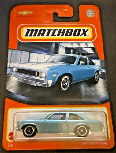 Matchbox ‘79 Chevy Nova #022 MBX '21 Series Light Blue VHTF!