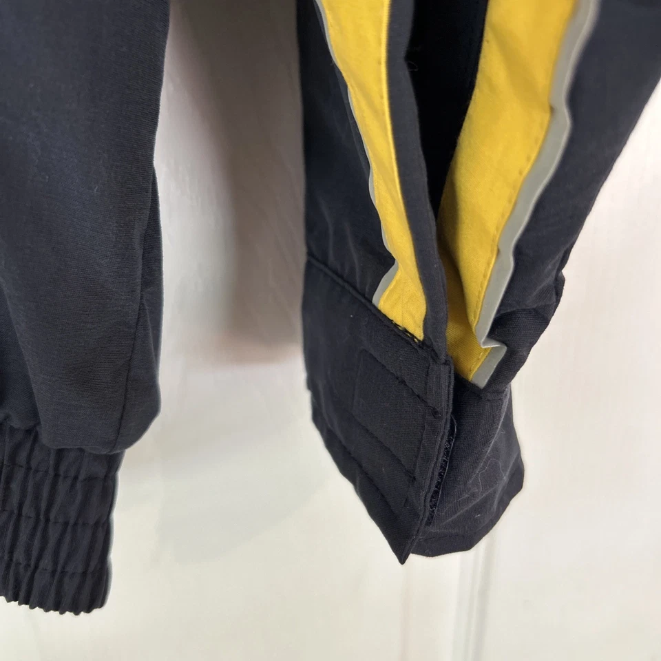 Chaqueta cortavientos cremallera completa US NAVY talla S forjada por el mar azul amarillo ¡Bonita! Foto 2 de 4