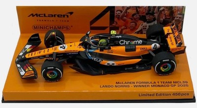 1/43 Minichamps Lando Norris McLaren MCL39 2025 Monaco GP Winner