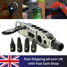 Multi-functional Mini Keychain EDC Outdoor Portable Stainless Steel Pocket Tools