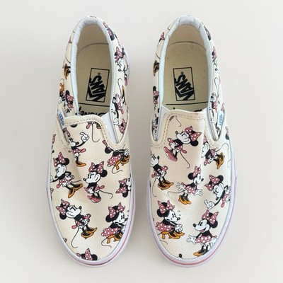 Vans x Disney 'Minnie Mouse' Slip-On sneakers Womens Size 7 Casual Vacation Trip