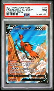Galarian Zapdos V (Alternate Full Art) 174/198 - Chilling Reign