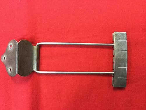 VINTAGE 1950 USA GIBSON GUITAR Trapeze TAILPIECE Part Nickel 1951
