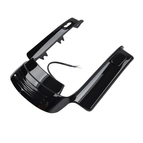 Rear Mudguard Fascia Extension Filler W/Light Fit Harley Touring models 2009-13 - Picture 5 of 16