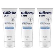 Gillette Comforting Post Shave Balm for healthy looking skin 100ml , 3 PACK